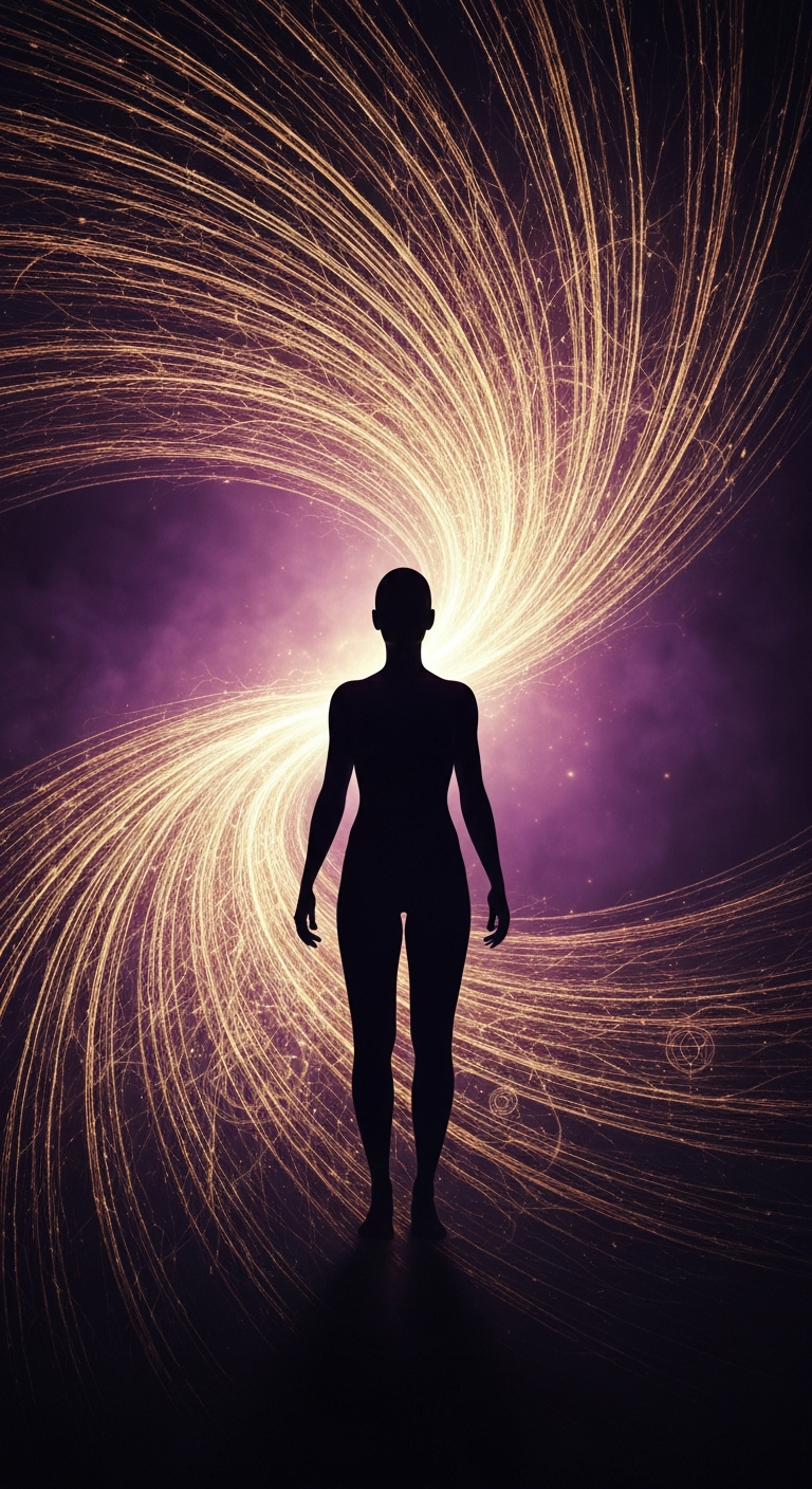 Zespół dynamicznie współpracujący, otoczony pozytywną energią promieniującą od przywódcy.