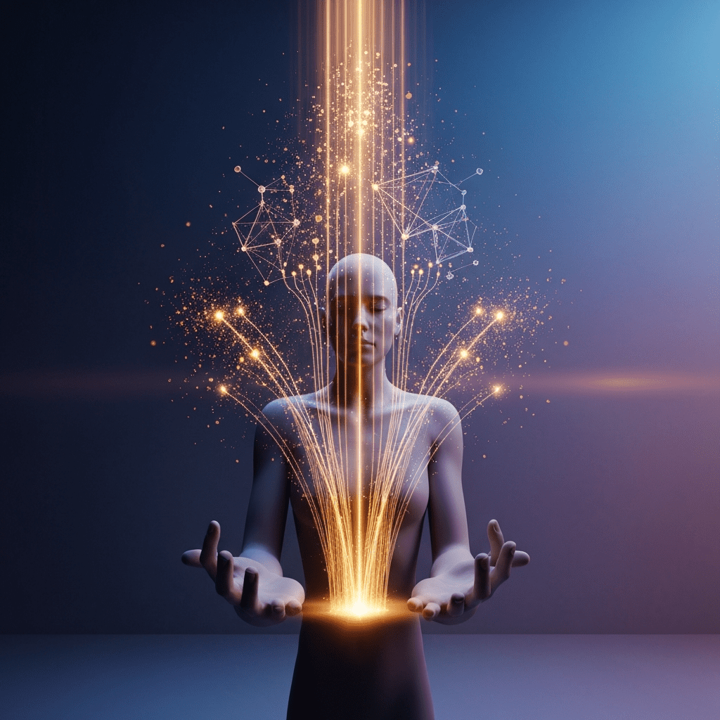 Wykres zasobów i energii, który powoli spada, symbolizując ukrytą erozję projektu.