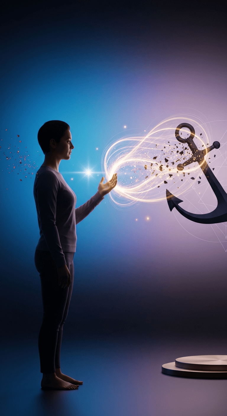 Obraz mózgu z podświetloną amygdalą, reagującą na potencjalne zmiany biznesowe.