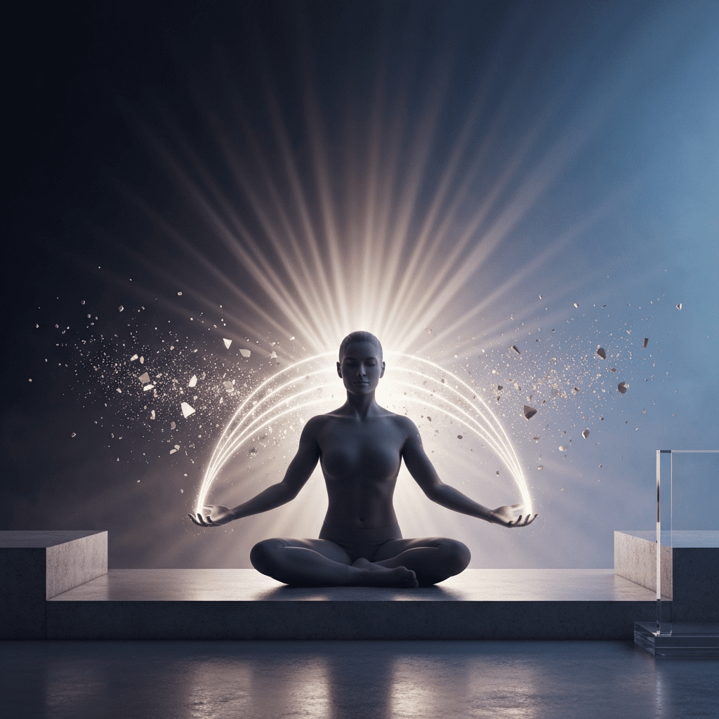 Wewnętrzny konflikt między autentyczną wizją a pierwotnym instynktem przetrwania w grupie.