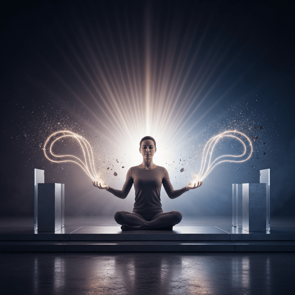 Wewnętrzny konflikt między autentyczną wizją a pierwotnym instynktem przetrwania w grupie.