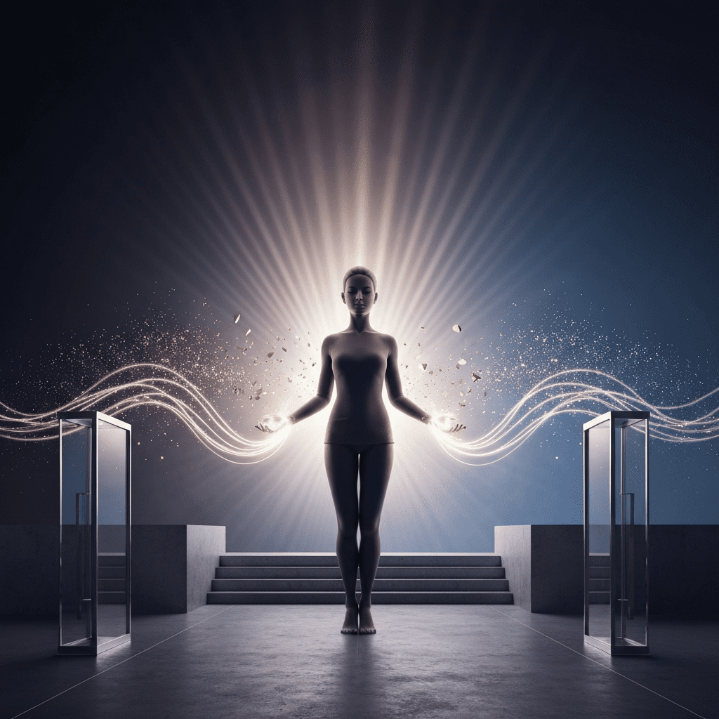 Wewnętrzny konflikt między autentyczną wizją a pierwotnym instynktem przetrwania w grupie.