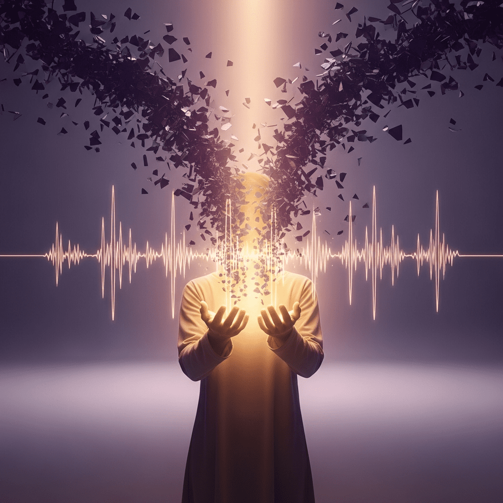 Uśmiechnięta osoba odzyskująca spokój i wewnętrzną klarowność dzięki pracy z systemem nerwowym, osiągając lepszą regulację nerwu błędnego.